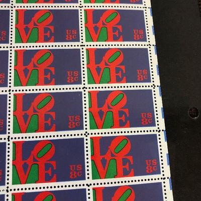 Lot #65 8 cent LOVE Stamps 