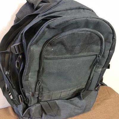 Lot #94 Black Back Pack by Bugout Gear 