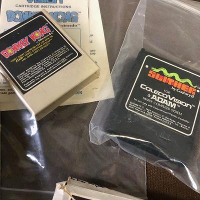 Lot #95 Coleco Vision Game Cartridges Mixed Lot