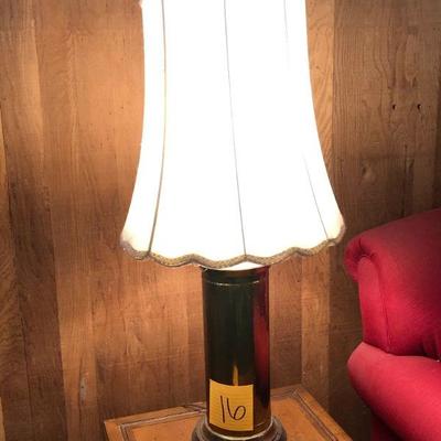 Lot 16 Vintage Brass Lamp