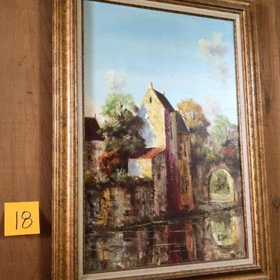Lot 18 XL Original Oil Painting on Canvas