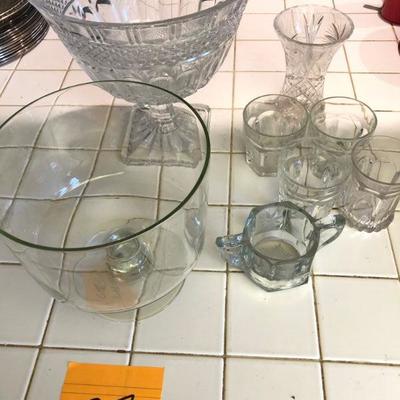 Lot 37 Crystal & Clear Glass