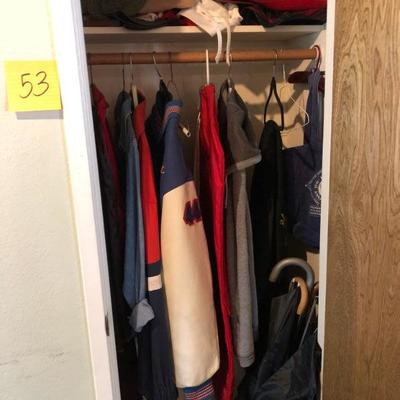 Lot 53 Contents of Coat Closet