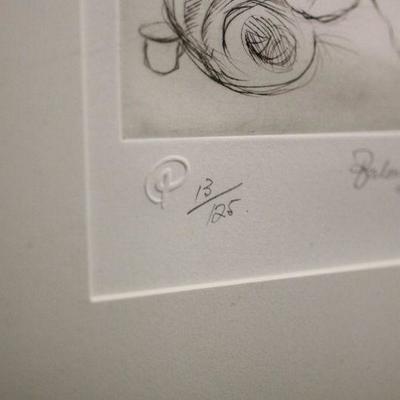 Lot 79 Signed Serigraph by Bill Papas