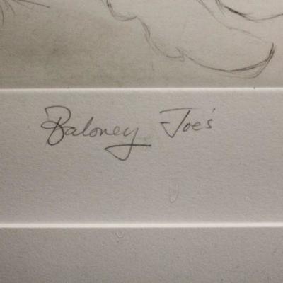 Lot 79 Signed Serigraph by Bill Papas