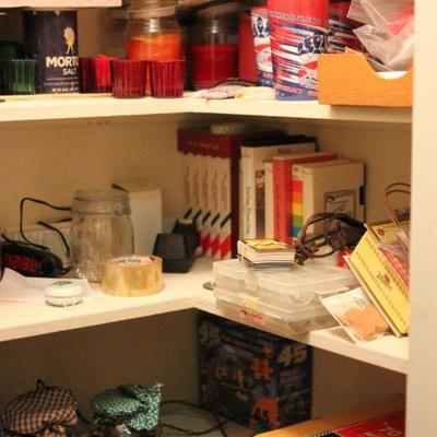 Lot 80 All Contents of Hall Closet