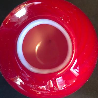 Art Glass Vase-unsigned