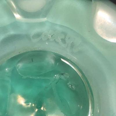 John Cook Art Glass Trumpet Vase