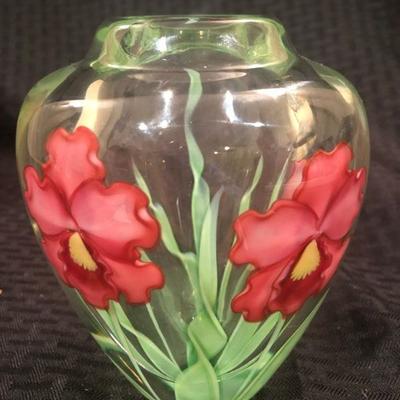 Orient & Flume â€˜ Pink Orchidsâ€™ Greg Held Vase