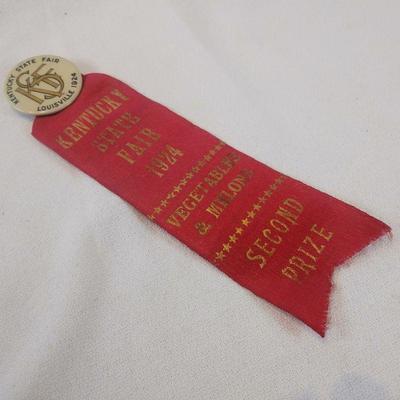 1924 Kentucky State Fair Ribbon