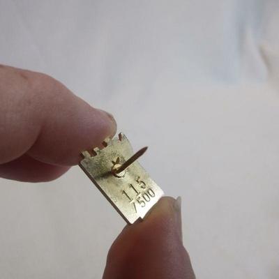 1989 Kentucky Derby Festival Gold Metal Pin