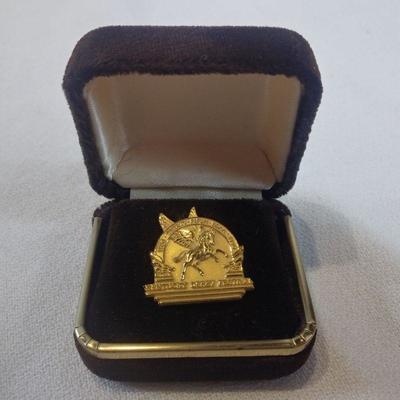 1990 Kentucky Derby Festival Metal Gold Pin