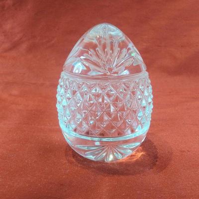 French Glass Egg - Paperweight