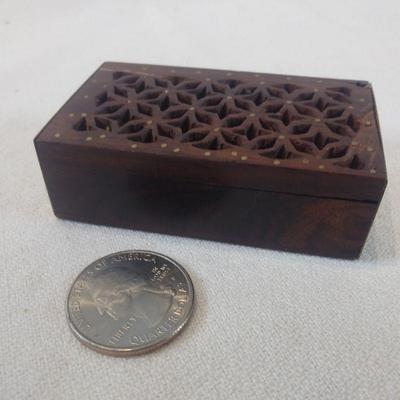 Pair of Small Wooden Boxes