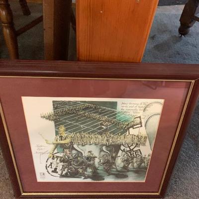 Signed Texas A&M print 