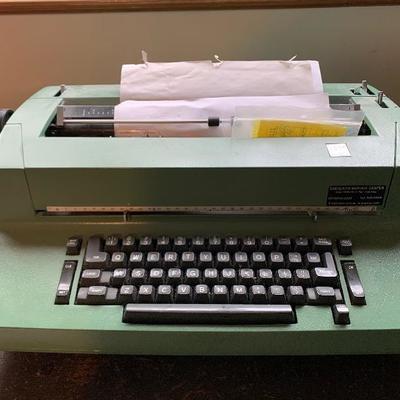 Electric typewriter 