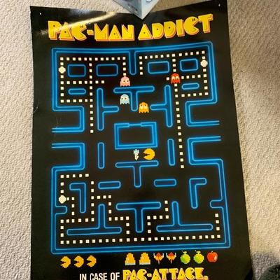 1982 Pac-Man poster 
