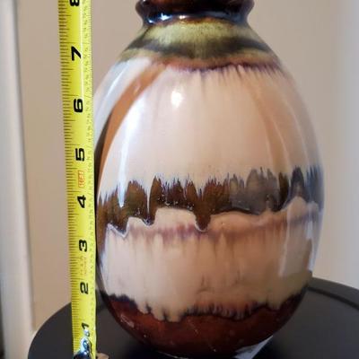 Glazed vase
