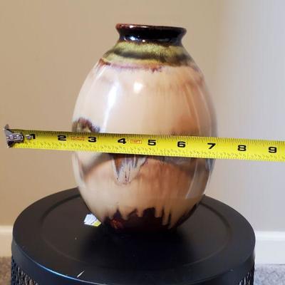 Glazed vase