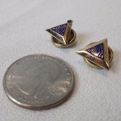 Pair of Gold Service Pins