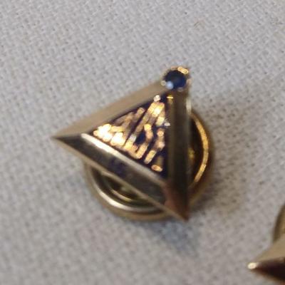 Pair of Gold Service Pins