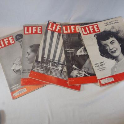 Vintage LIFE Magazines - Lot of Five