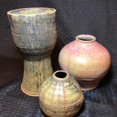 Signed Studio Pottery Assortment 