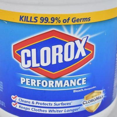 Clorox Performance Bleach, 3.78 qt - New