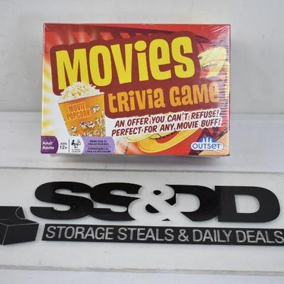 Movies Trivia Game, $10 Retail - New
