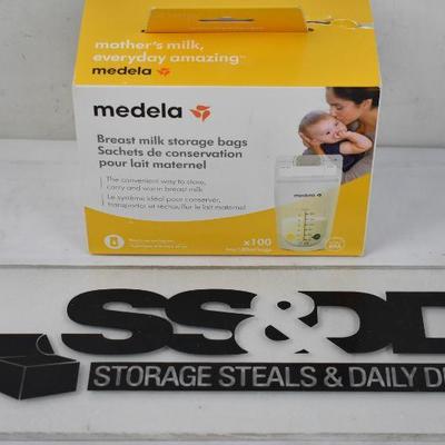 Medela Breast Milk Storage Bags 6 oz qty 100, $15 Retail - New