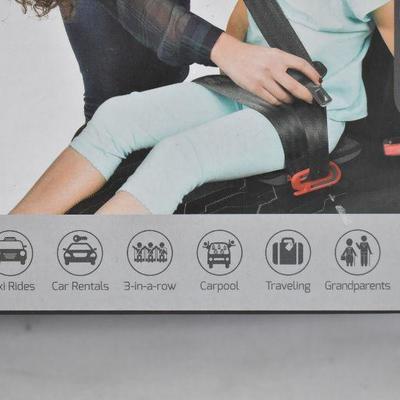 mifold Grab-and-Go Booster Car Seat, Slate Gray, $35 Retail - New