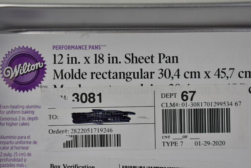 Performance Pans Aluminum Large Sheet Cake Pan, 12 x 18-Inch