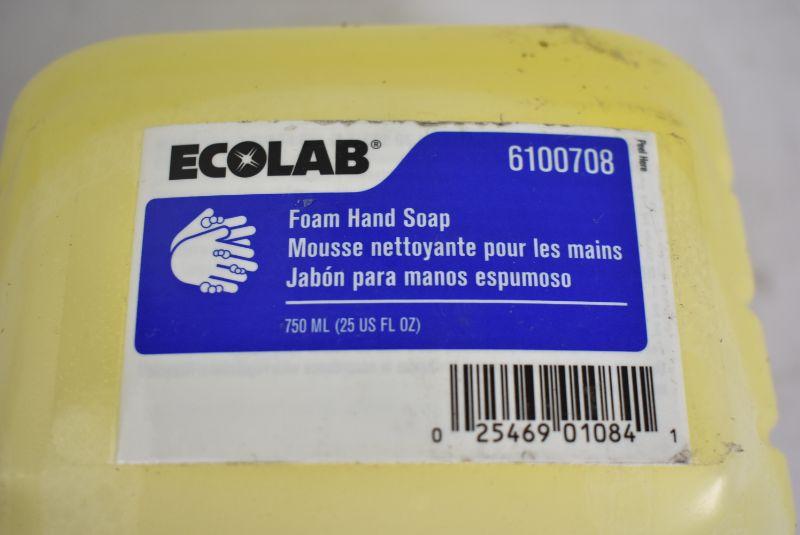 Ecolab Foam Hand Soap Dispenser Refill 6100708 25 oz, 54 Retail New