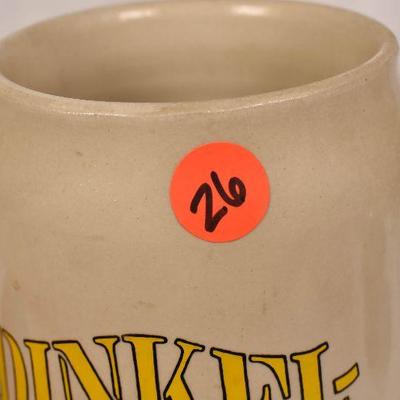 Lot 26: Beer Stein Vintage Mug German Dinkel-Acker 