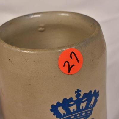Lot 27: Vintage Hofbrauhaus Stoneware Beer Stein