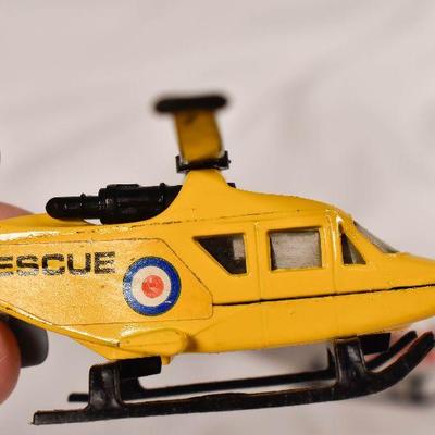 Lot 49: Pair of Vintage Matchbox helicopters 