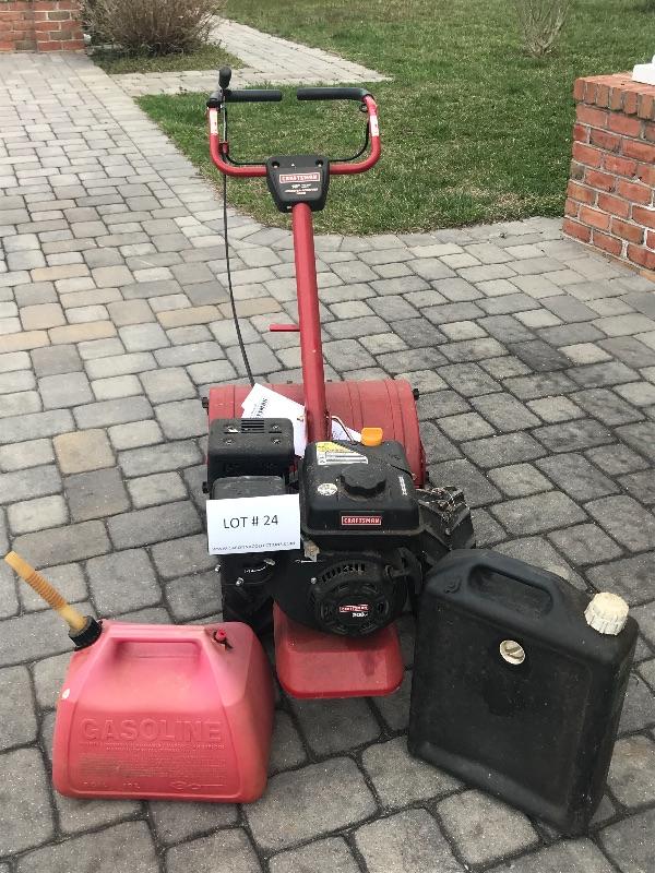 Craftsman 24 Front Tine Tiller