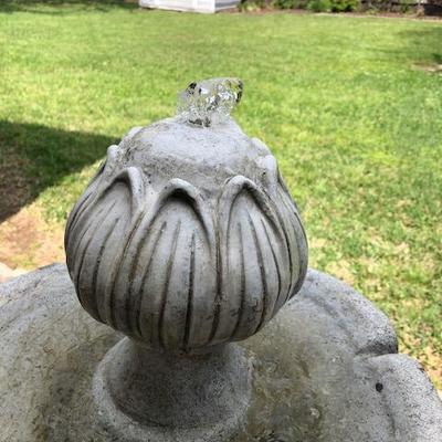 Concrete Garden Fountain
