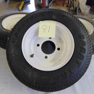 81 Tire and wheel