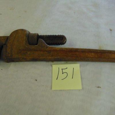 151  Pipe wrench
