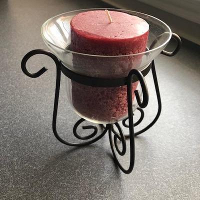 B-16 Candle with Holder
