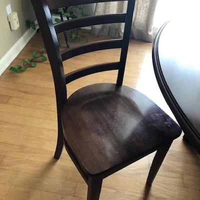 Solid wood table and 4 chairs