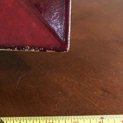Red Decorative Heavy Duty Plate