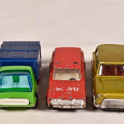 Lot 89: Lot of Vintage Playart vehicles Fire Chief 