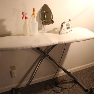 #26 Lot Ironing Board-Black and Decker Iron-Stand-Spray Bottles-Ironing Board Cover