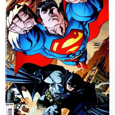BATMAN SUPERMAN #8 CARD STOCK ANDY KUBERT VAR ED