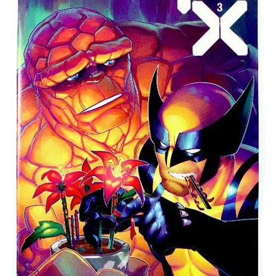X-MEN FANTASTIC FOUR #3 (OF 4) HETRICK FLOWER VAR