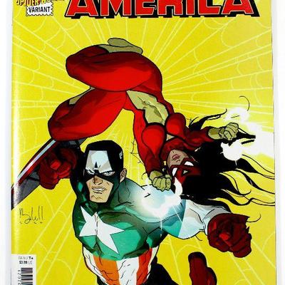 CAPTAIN AMERICA #20 CALDWELL SPIDER-WOMAN VAR