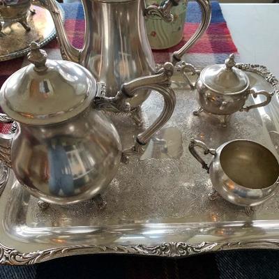 Silver Plated Coffee & Tea Service 