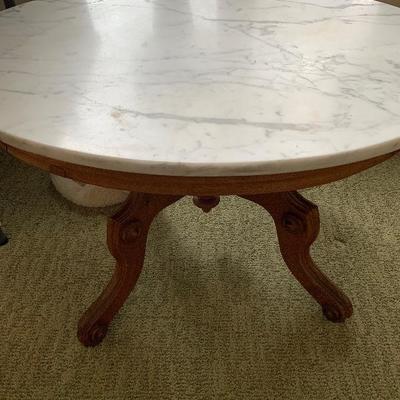 Early Marble Top Table